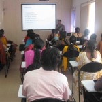 Addressing students of Department of Biochemistry, Vels University during their Industrial Visit November 2010